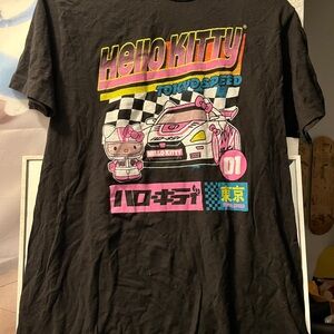 Hello kitty tokyo speed graphic car tee